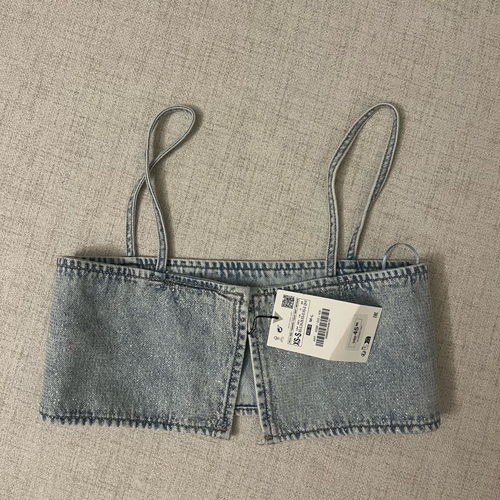 zara crop top